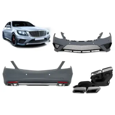 Minigonne a Design Tipo S63 per Mercedes Classe S W222 2013-2017