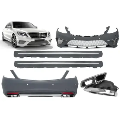 Minigonne Laterali a Design Tipo S65 per Mercedes Classe S W222 2013-2017