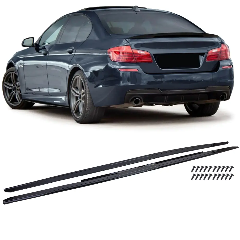 Minigonne Nera Lucida per BMW Serie 5 F10 F11 2010-2017