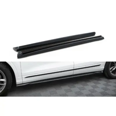 Minigonne Posteriori Lucide Nere per Audi Q8 2018-2023 S-line