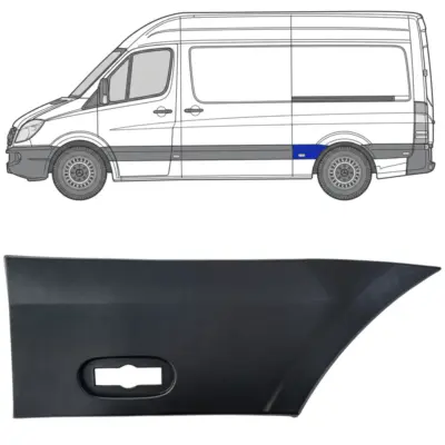 Modanatura Laterale Sinistra per Mercedes Sprinter 906 06-18 L2