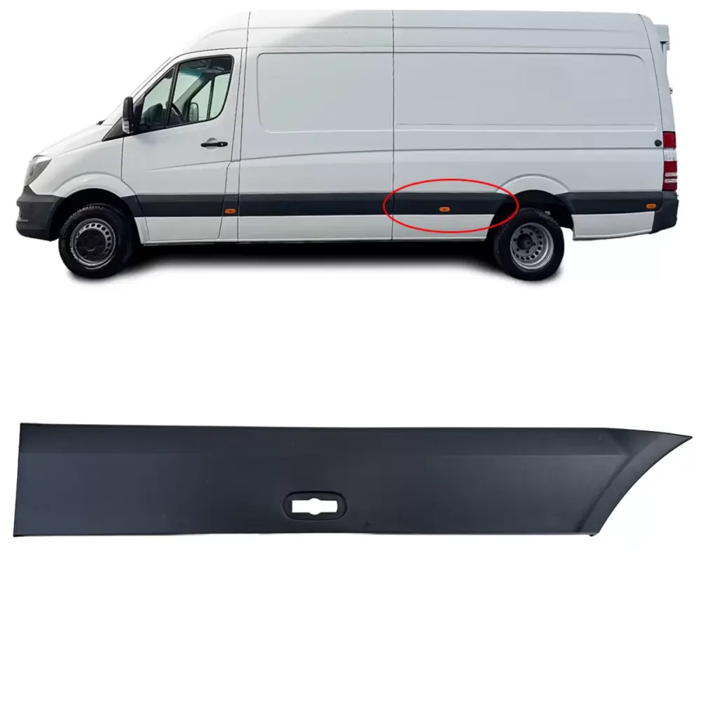 Modanatura Pannello Laterale Sinistra per Mercedes Sprinter W906 2006-2018 L3