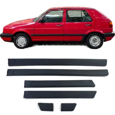 Modanature Larghe Porte Set 6 Pezzi per Volkswagen Golf 2 87-92 4 Porte