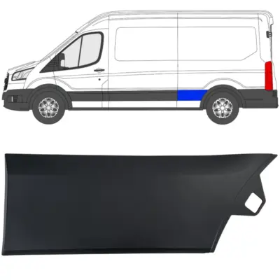 Modanature Laterali Sinistra per Ford Transit V363 2014-2019 L3 L4