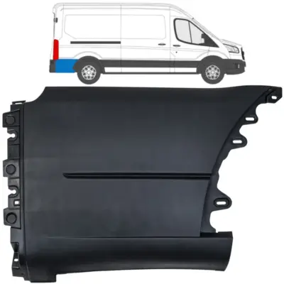 Modanature Parafango Posteriore Destro per Ford Transit V363 2014-2019 L2 L3
