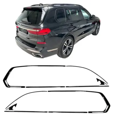 Modanature Shadow Line Lucide Nere per BMW X7 G07 dal 2019