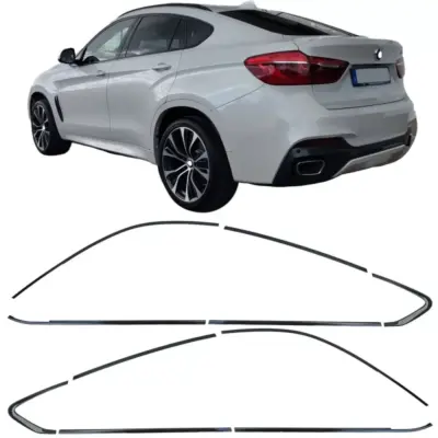 Modanature Shadow Line Nero Lucido per BMW X6 F16 14-19