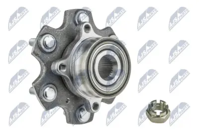 Mozzo Ruota Anteriore con Cuscinetti per Mitsubishi Pajero 00-07