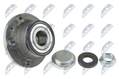 Mozzo Ruota Posteriore con Cuscinetti e Manicotto per Fiat Doblo 10- Opel Combo