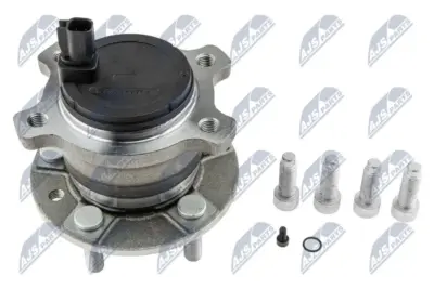 Mozzo Ruota Posteriore con Cuscinetti e Manicotto per Ford C-max 10