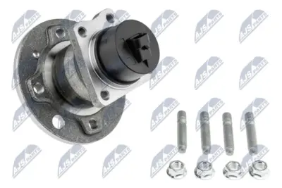 Mozzo Ruota Posteriore con Cuscinetti e Manicotto per Opel Astra G 98- 4 Bolt