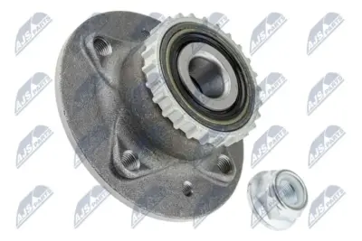 Mozzo Ruota Posteriore con Cuscinetti e Manicotto per Renault Kangoo 97-07 ABS