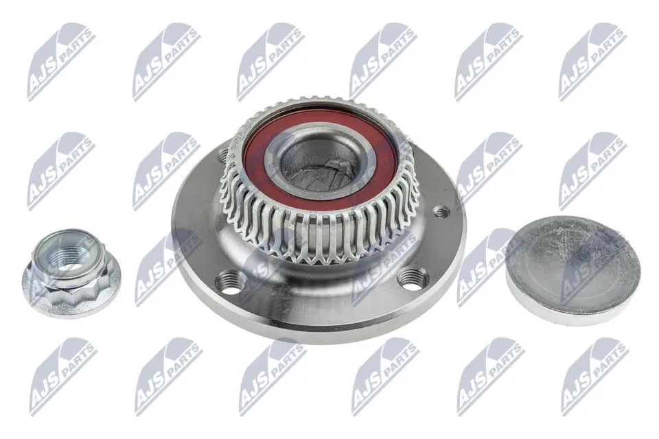 Mozzo Ruota Posteriore con Cuscinetti e Manicotto per Seat Inca 99-03 VW Caddy