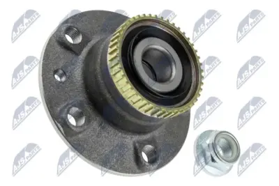 Mozzo Ruota Posteriore con Cuscinetti Manicotto 5 Bolts per Renault Laguna
