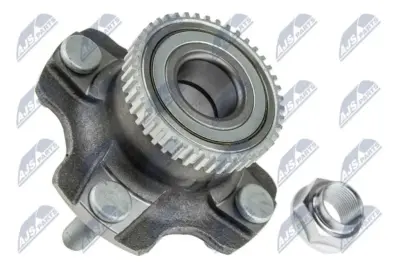 Mozzo Ruota Posteriore con Cuscinetti Manicotto per Suzuki Ignis Ii 1.5 Rg 03