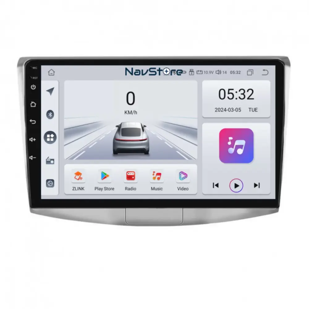 Navigatore 10 Pollici 4gb Ram 64gb Storage Bluetooth Wifi Carplay
