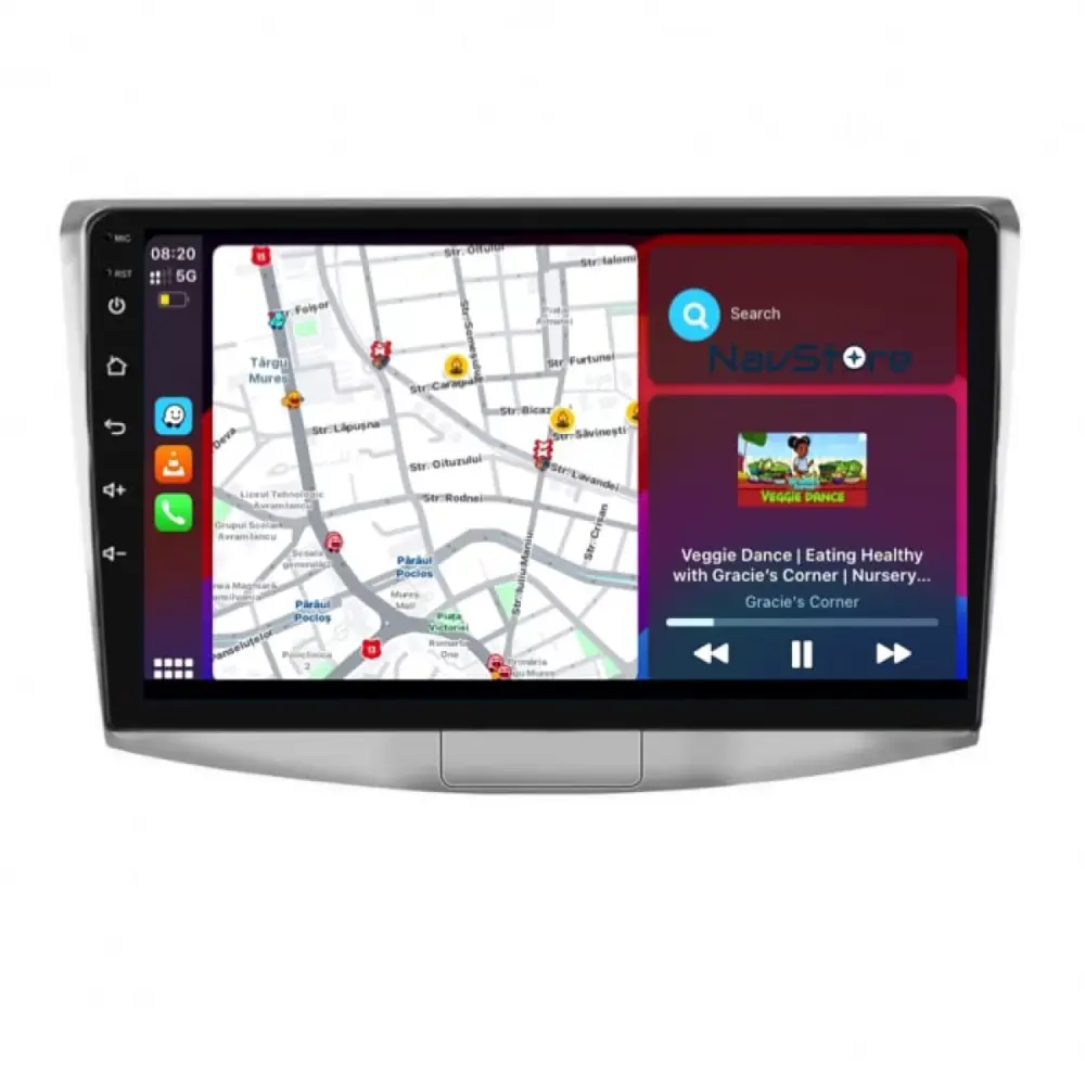 Navigatore 10 Pollici 4gb Ram 64gb Storage Bluetooth Wifi Carplay