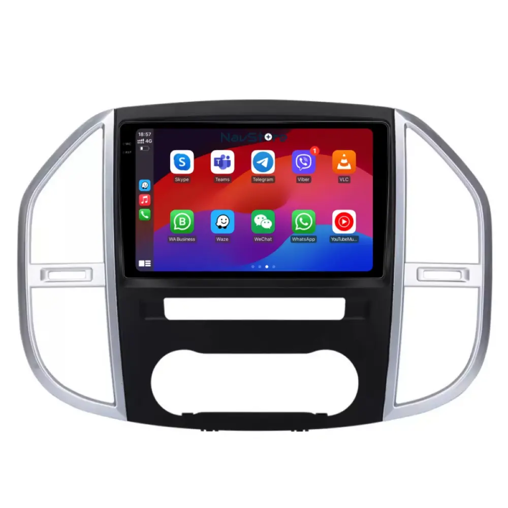 Navigatore 2K 8gb 256gb Bluetooth Wifi Carplay per Mercedes Vito W447 2014-2021