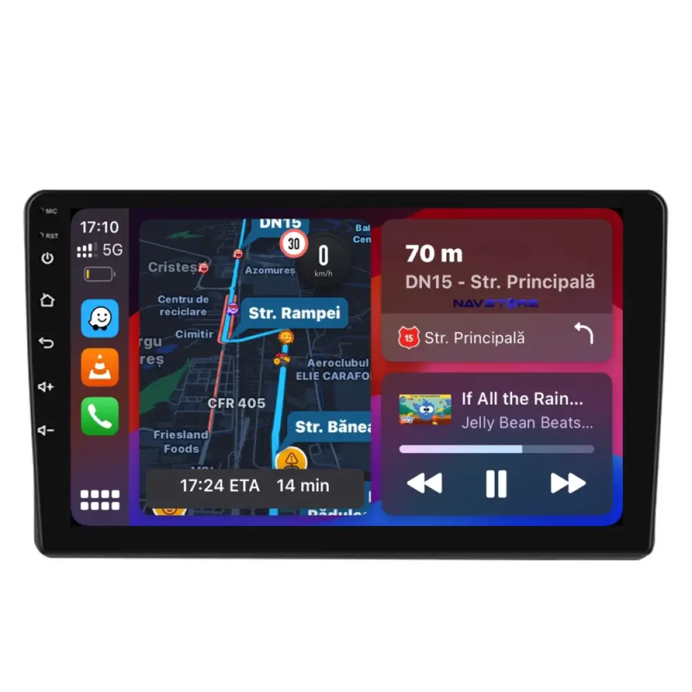 Navigatore 9 Pollici 2gb Ram 64gb Storage Carplay per Ford Focus Transit