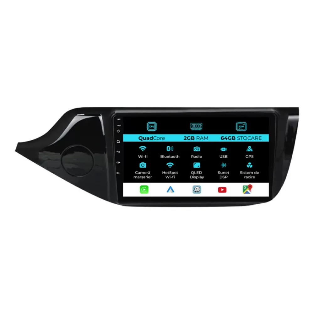 Navigatore 9 Pollici 2gb Ram 64gb Storage Carplay per Kia Ceed 2012-2020