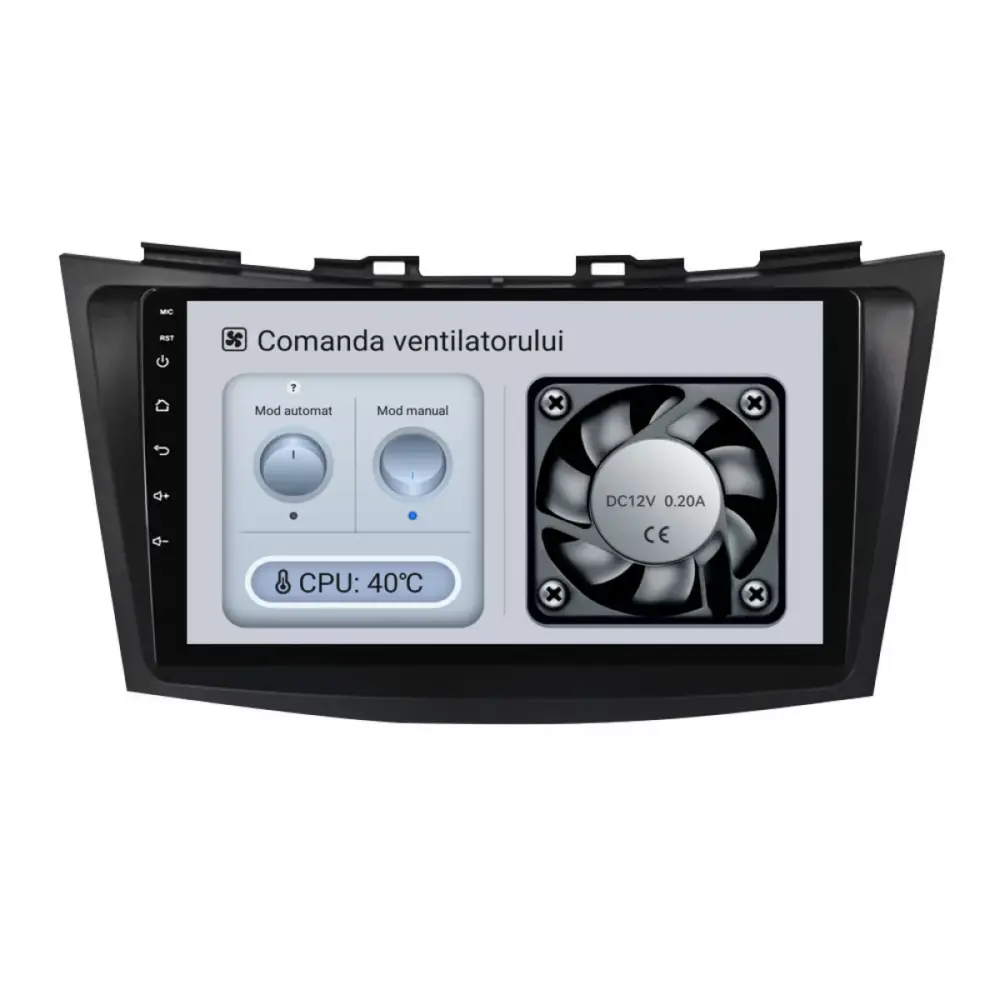 Navigatore 9 Pollici 4 Gb Ram 64 Gb Storage Bluetooth Wifi Carplay per Suzuki