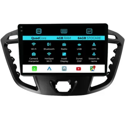 Navigatore 9 Pollici Quadcore 4gb Ram 64gb Ford Transit 2012-2018