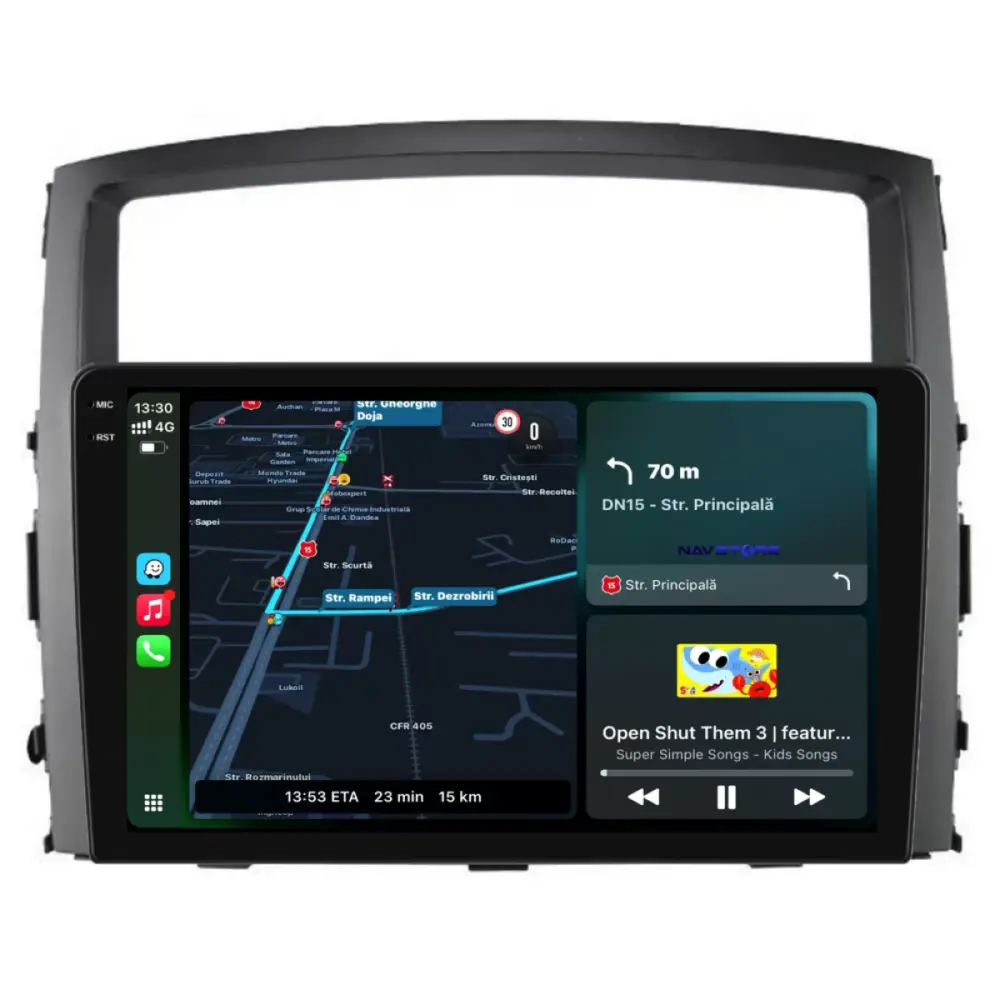 Navigatore 9 Pollici Quadcore 4gb Ram 64gb Storage Carplay per Mitsubishi
