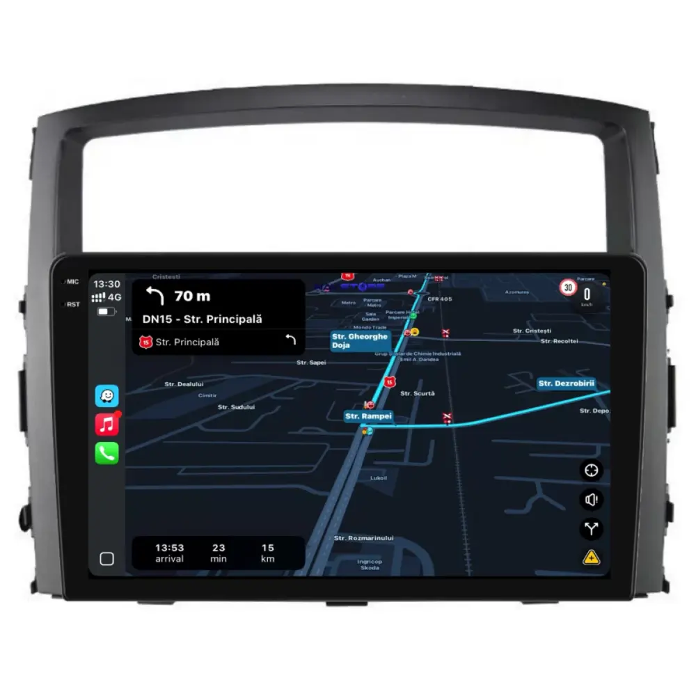 Navigatore 9 Pollici Quadcore 4gb Ram 64gb Storage Carplay per Mitsubishi