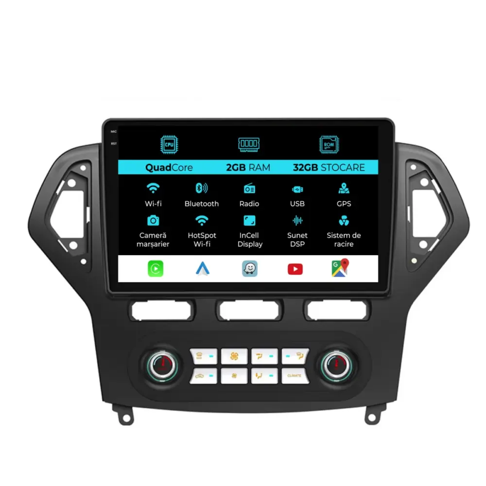 Navigatore Android 10 Pollici 2gb Ram 32gb Ford Mondeo 2007-2014