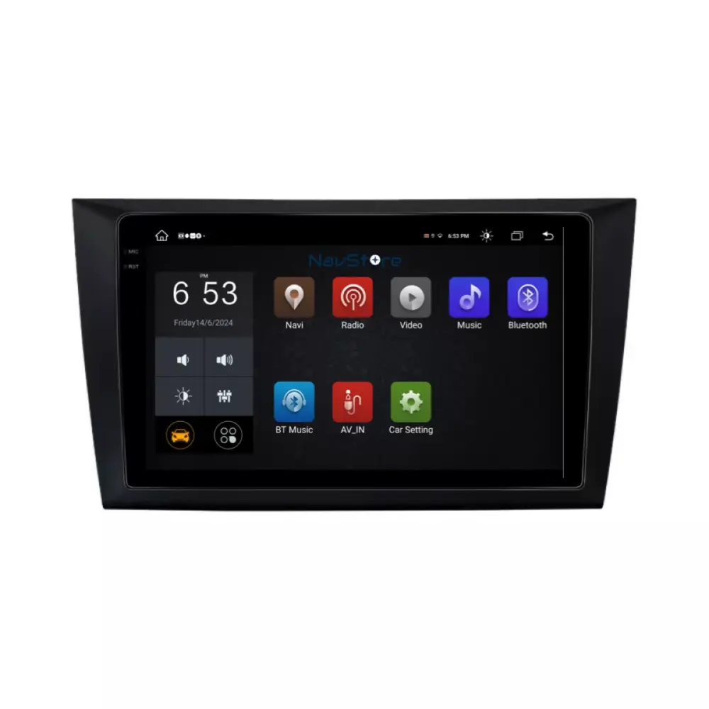 Navigatore Android 2K 4gb 64gb Bluetooth Wifi Carplay per Volkswagen Golf 6