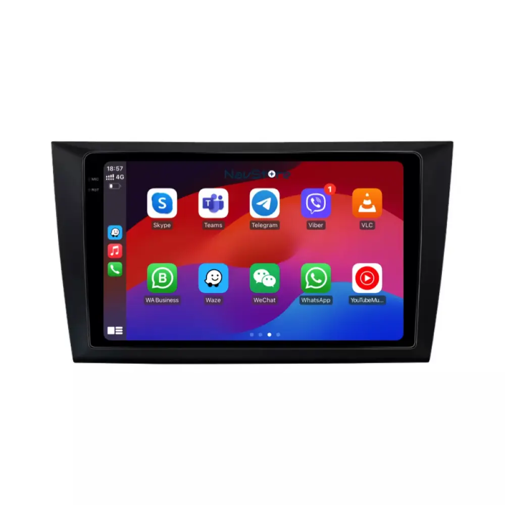 Navigatore Android 2K 4gb 64gb Bluetooth Wifi Carplay per Volkswagen Golf 6