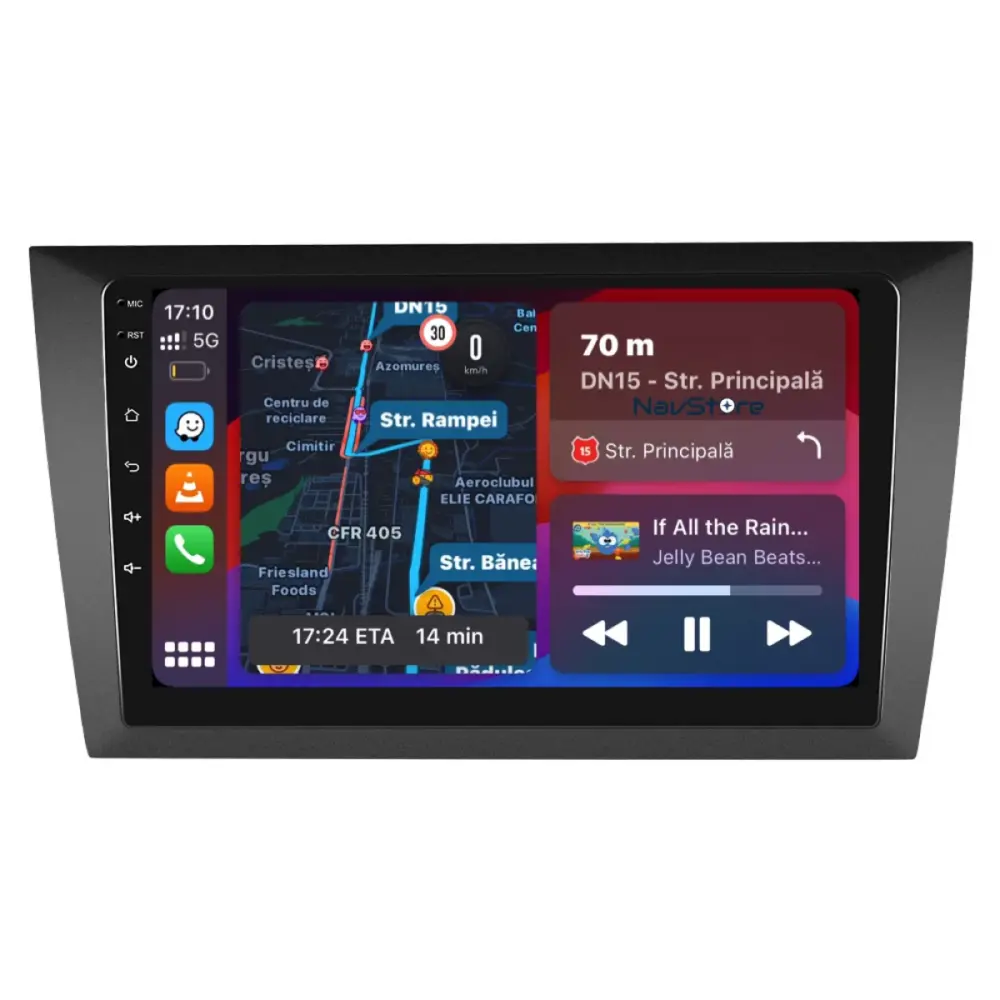 Navigatore Android 9 Pollici 2gb Ram 64gb Carplay per Volkswagen Golf 6