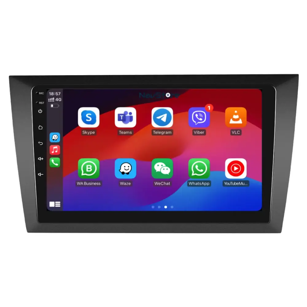 Navigatore Android 9 Pollici 2gb Ram 64gb Carplay per Volkswagen Golf 6