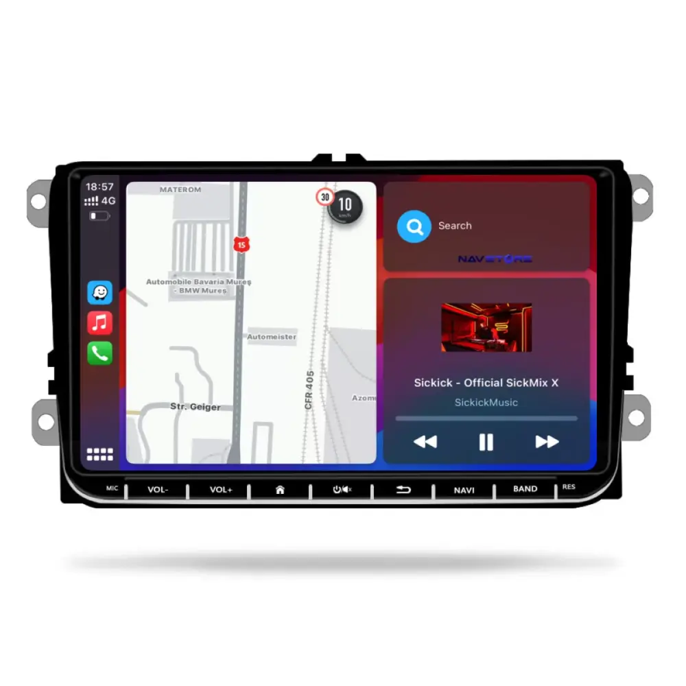 Navigatore Android 9 Pollici 2gb Ram 64gb Seat