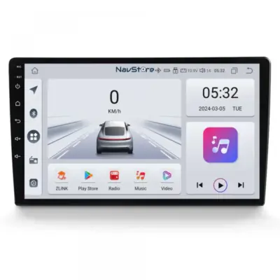 Navigatore Android 9 Pollici 4gb Ram 64gb Ford Focus Transit 2005-2008