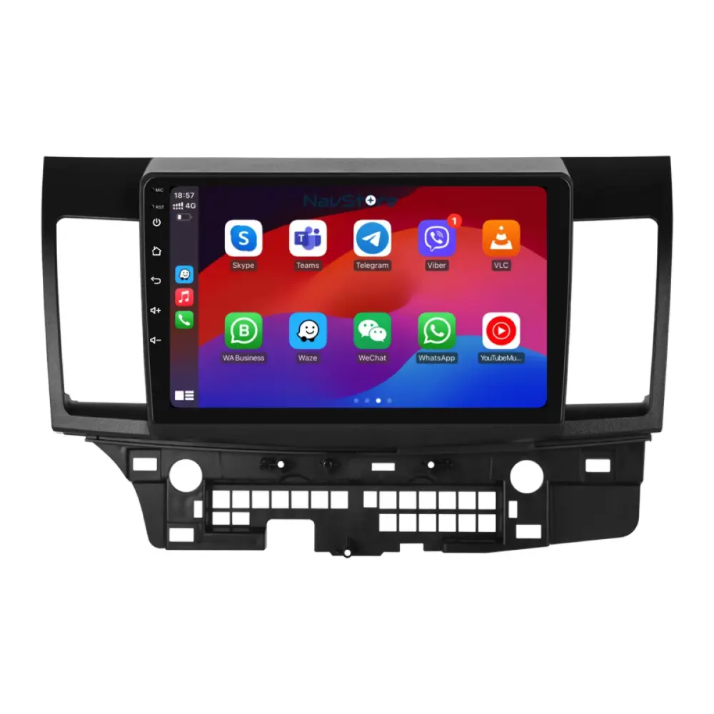 Navigatore Android 9 Pollici 4gb Ram 64gb Mitsubishi Lancer 2007-2013