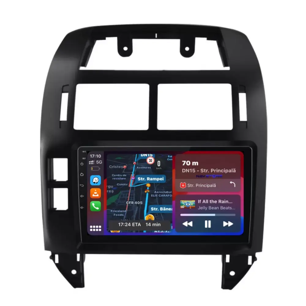 Navigatore Android 9 Pollici 6gb Ram 128gb Volkswagen Polo 2004-2011