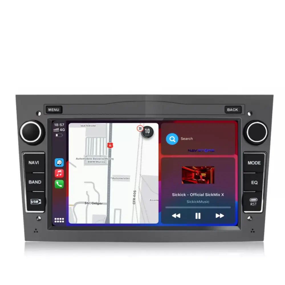 Navigatore Android Dedicato 7 Pollici 4gb Ram 64gb Opel Quad-core