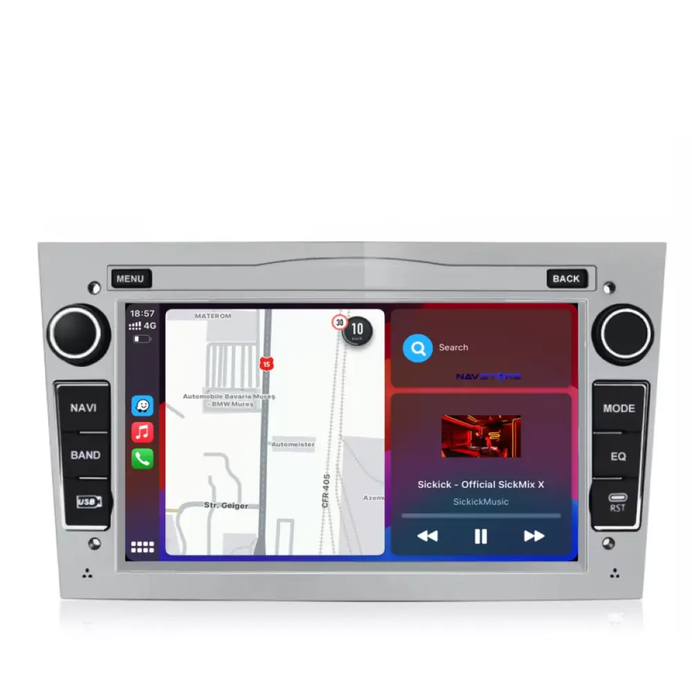 Navigatore Android Dedicato 7 Pollici 4gb Ram 64gb Opel Quad-core