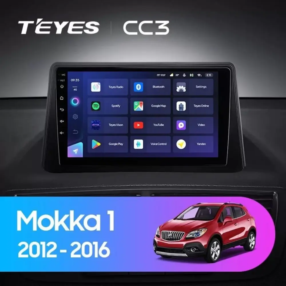 Navigatore Auto con Assistenza Ai Opel Mokka 2012-2016 8+128gb Android 13
