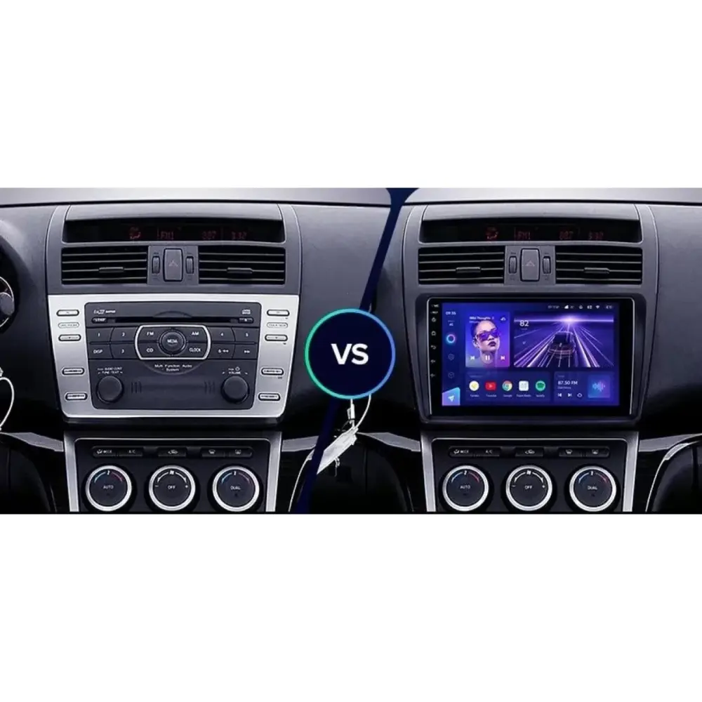 Navigatore con Assistenza Ai Mazda 6 2002-2007 8+128gb Android 13 Qled 9,5