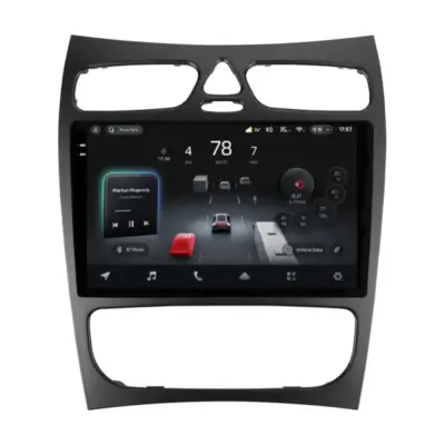 Navigatore con Assistenza Ai Mercedes Clk C209 2003-2010 Android 13 9,5 Qled
