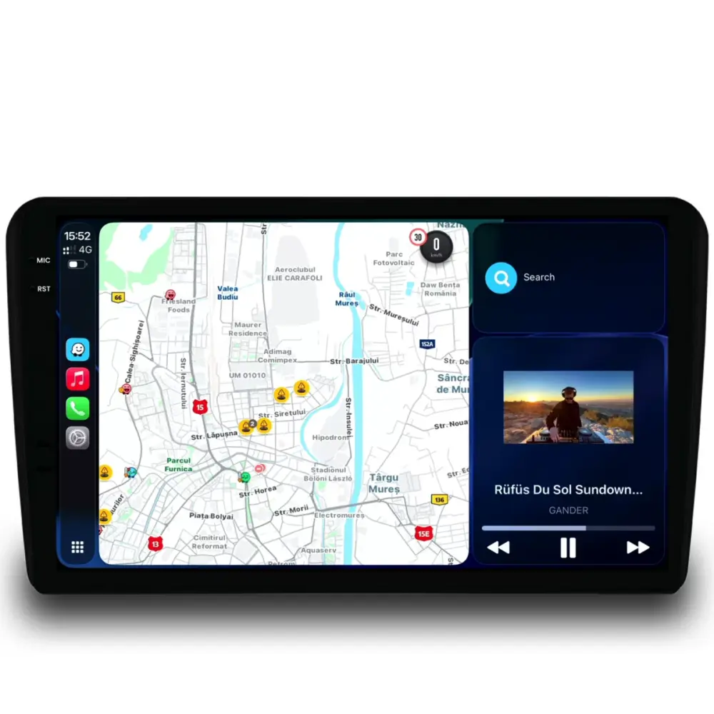 Navigatore Dedicato 10 Pollici Android Auto Carplay per Renault Trafic 2010-2014