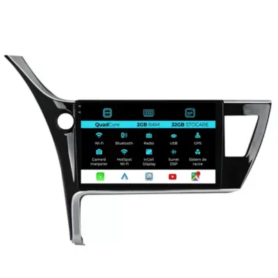 Navigatore Dedicato 10 Pollici Android Auto Carplay per Toyota Corolla 2013-2019