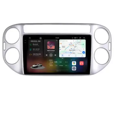 Navigatore Dedicato 12gb Ram 256gb Android Auto Carplay per Volkswagen Tiguan