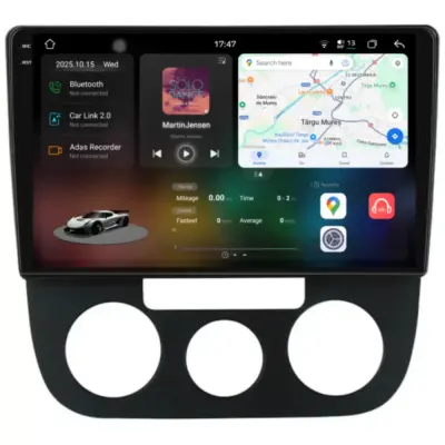 Navigatore Dedicato 12gb Ram 256gb Android Auto Carplay per Volkswagen Jetta 2K