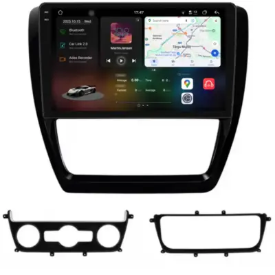 Navigatore Dedicato 12gb Ram 256gb Android Auto Carplay per Volkswagen Jetta