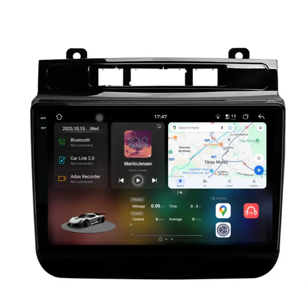 Navigatore Dedicato 12gb Ram 256gb Storage Android Auto Carplay per Volkswagen