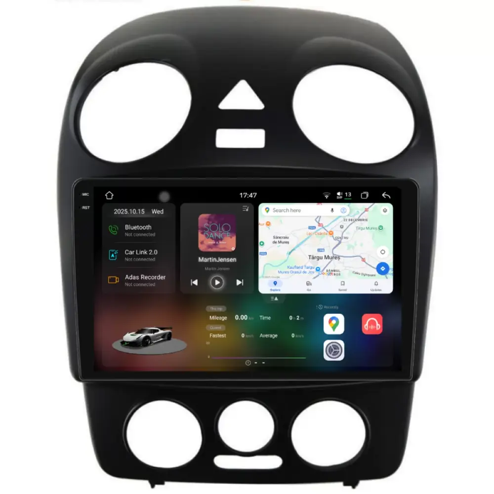 Navigatore Dedicato 12gb Ram 256gb Storage Android Auto Carplay per Volkswagen
