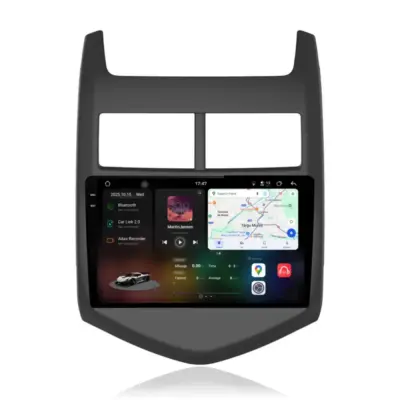 Navigatore Dedicato 2K 12gb Ram 256gb Android Auto Carplay per Chevrolet Aveo